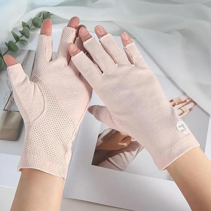 Lot de 5 paires de gants de conduite d'été pour femmes, avec protection UV, anti 7/7