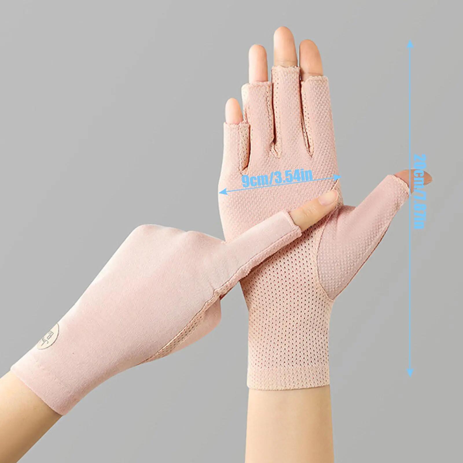 Lot de 5 paires de gants de conduite d'été pour femmes, avec protection UV, anti 2/7
