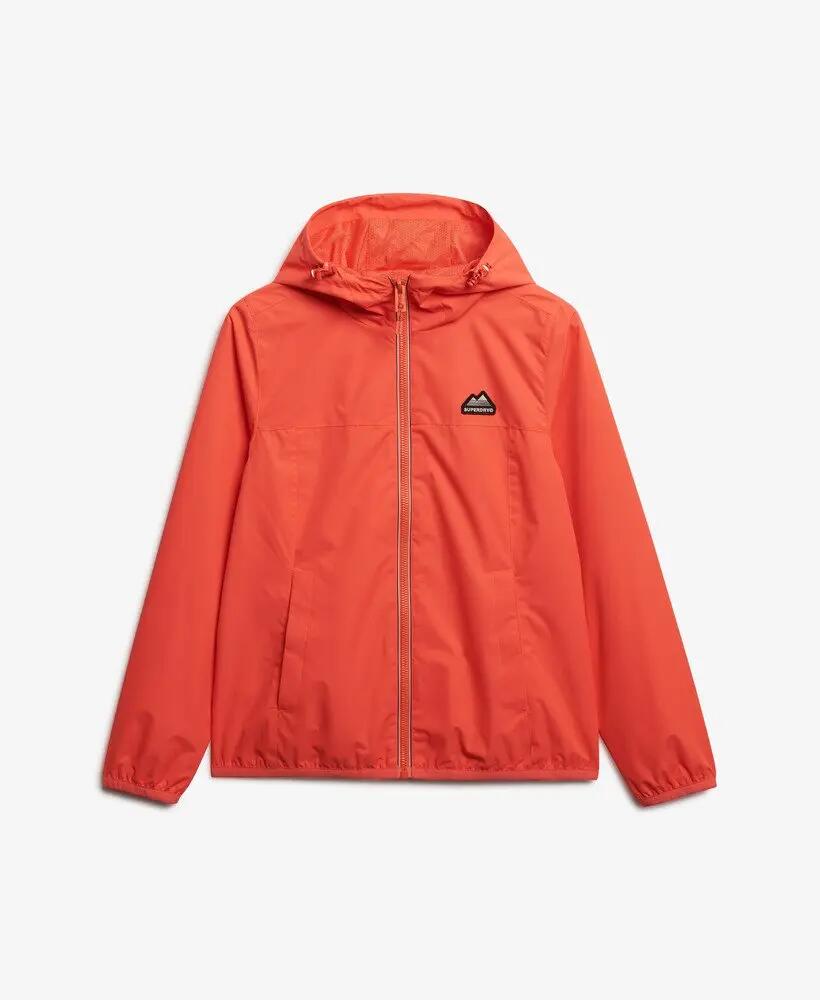 superdry Casaco Windbreaker Essential Tri leve e resistente à água – HOT CORAL 7/7