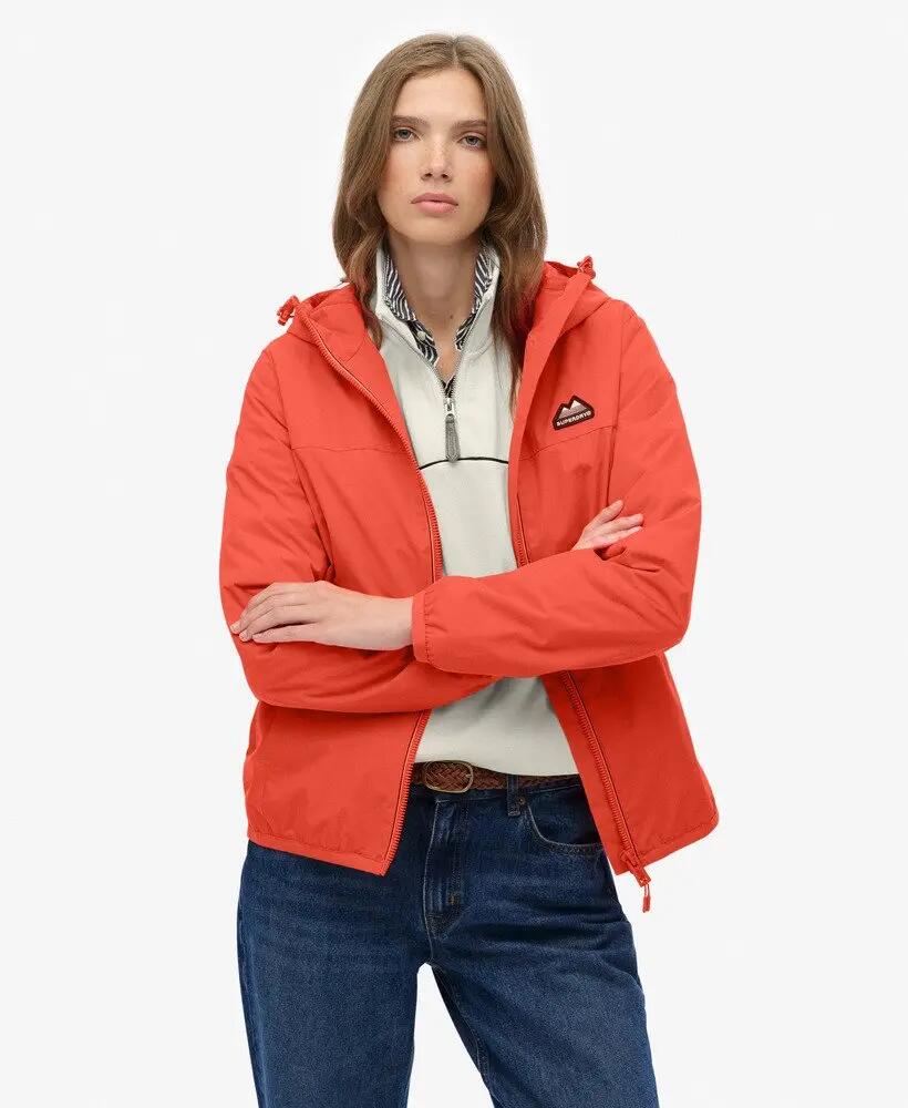 superdry Casaco Windbreaker Essential Tri leve e resistente à água – HOT CORAL 5/7