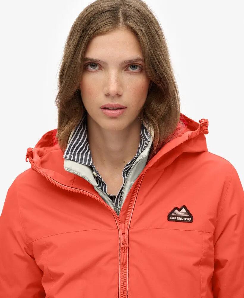 superdry Casaco Windbreaker Essential Tri leve e resistente à água – HOT CORAL 4/7