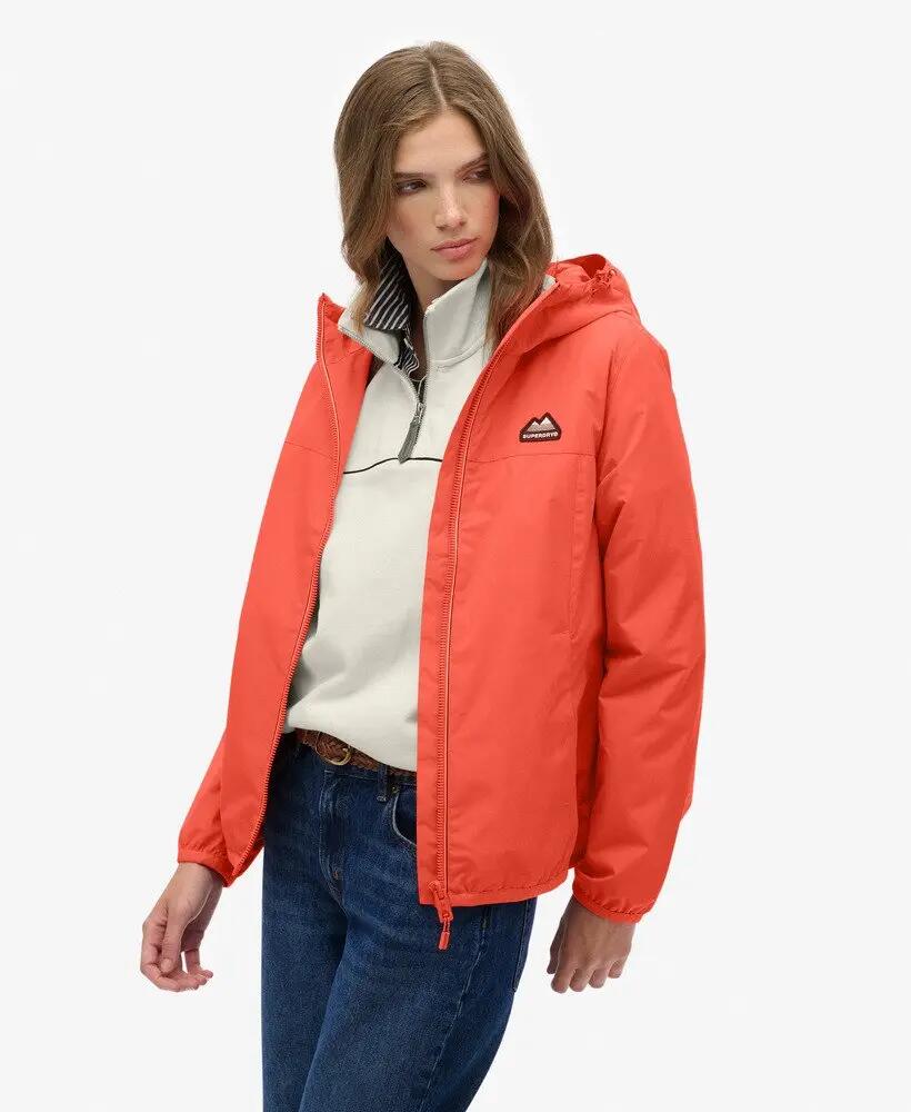 superdry Casaco Windbreaker Essential Tri leve e resistente à água – HOT CORAL 2/7