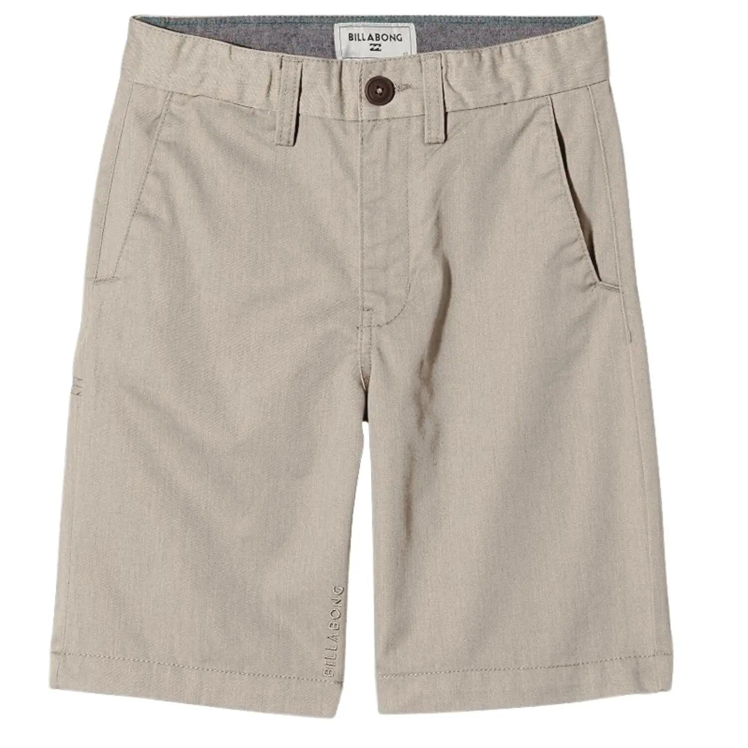 Pantaloni scurți pentru băieți Billabong Carter chino kaki