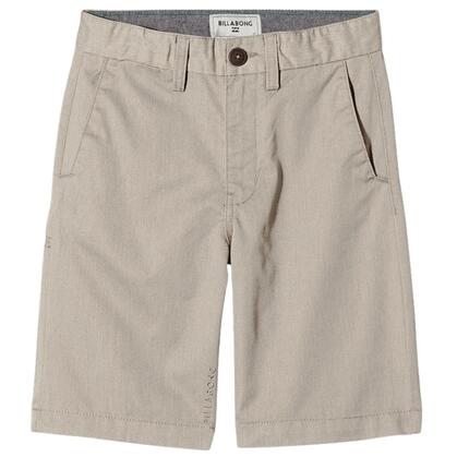 Pantalones cortos chino Billabong Carter para niño, color caqui