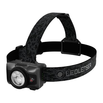 Stirnlampe HF7R Signature, wiederaufladbar, 1300lm, IP67, RGB, Metallic Gray