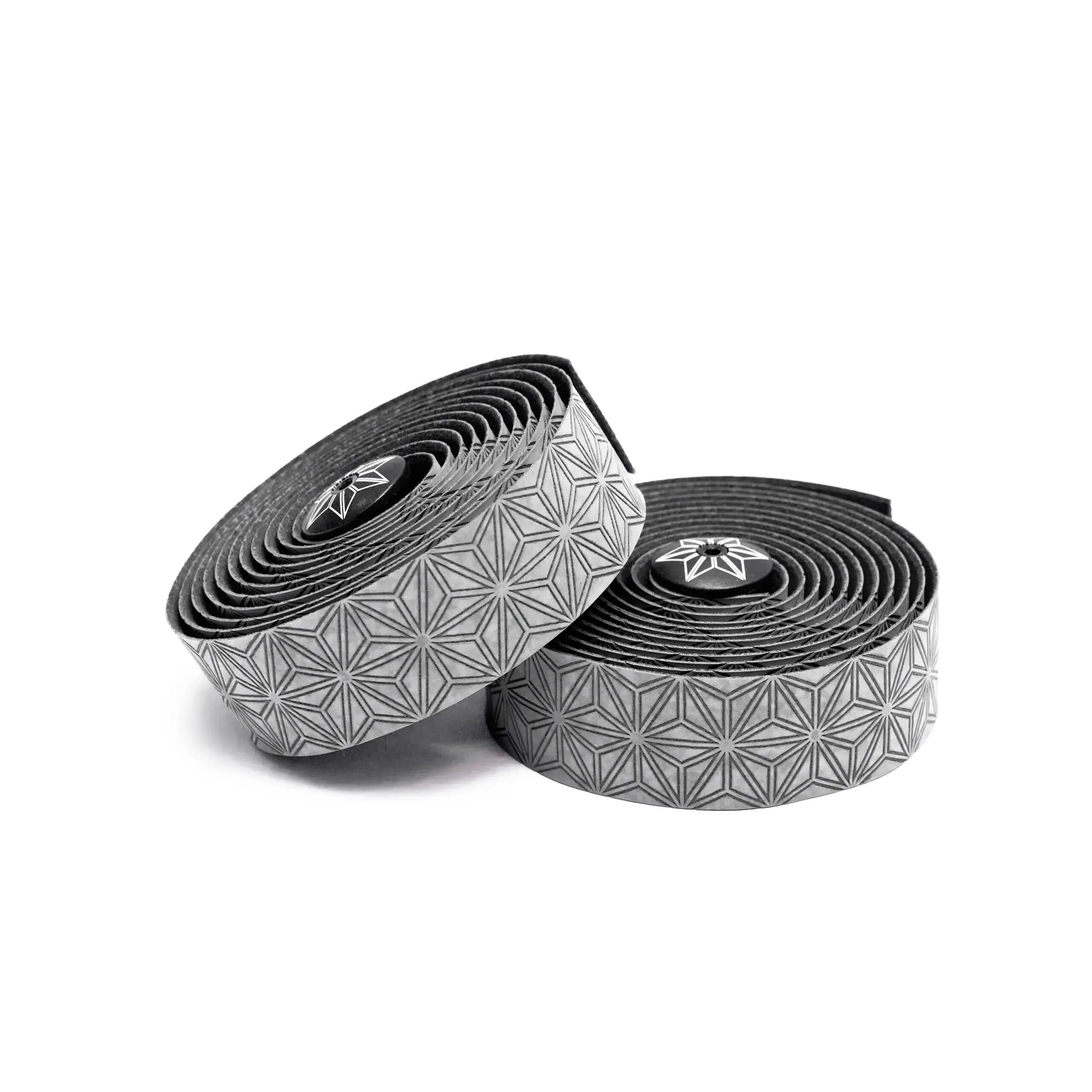 Supacaz Suede Gunmetal-Wielren stuurlint 6/9