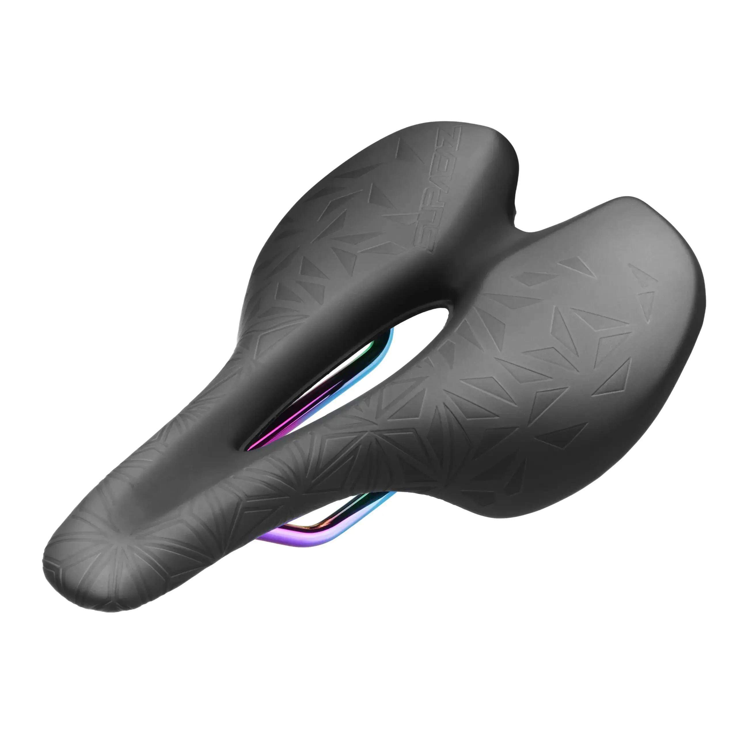 Supacaz Ignite-Carbon Injected Base-Ti Rails-Stealth | Black |-155mm 4/6