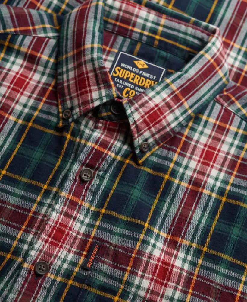 superdry Camicia Vintage Check in cotone – Grace Check Green 6/6