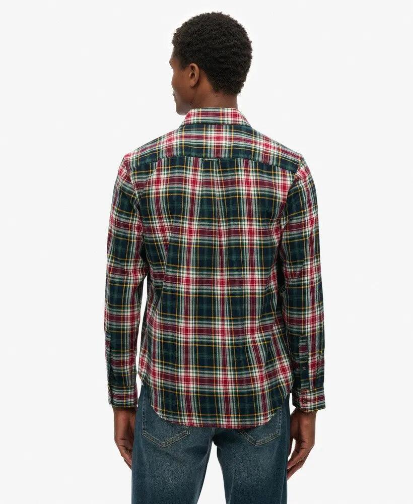 superdry Camicia Vintage Check in cotone – Grace Check Green 5/6