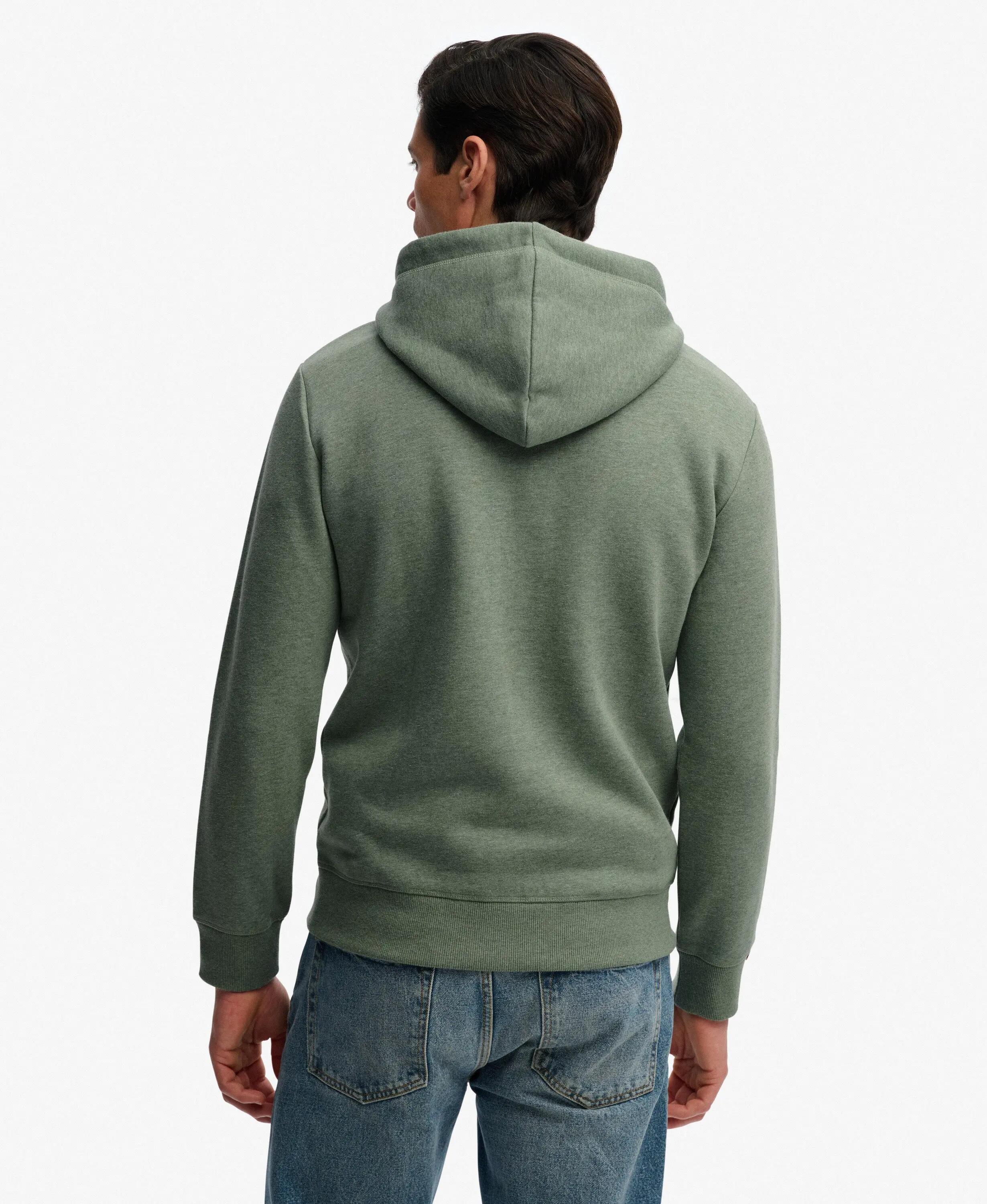 superdry Felpa con cappuccio Vintage Logo Heritage taglio Relaxed – Thyme Green 4/6