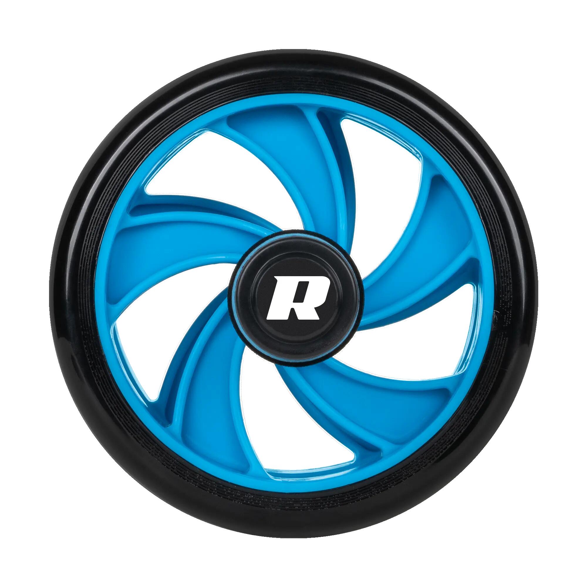 Koło roller do ćwiczeń mięśni brzucha AB Wheel kółko podwójne z matą Rebel 5/7