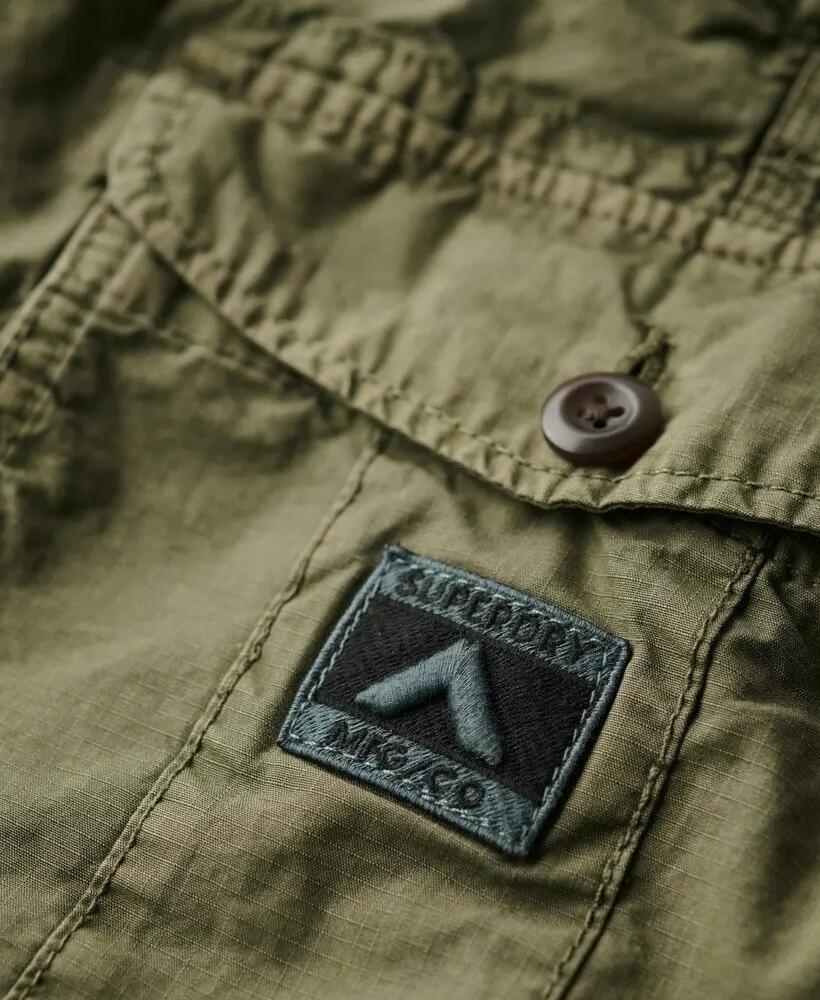 superdry Parachute Light Shorts in ripstop di cotone – Chive Green 6/7
