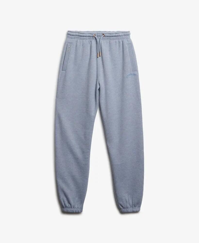 superdry Pantaloni jogging Essential con logo ricamato – Blue Fog Marl 7/7