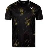 victor T-53102 M Tee T-shirt 100% poliestere riciclato – 1001C Black (C) 4/4