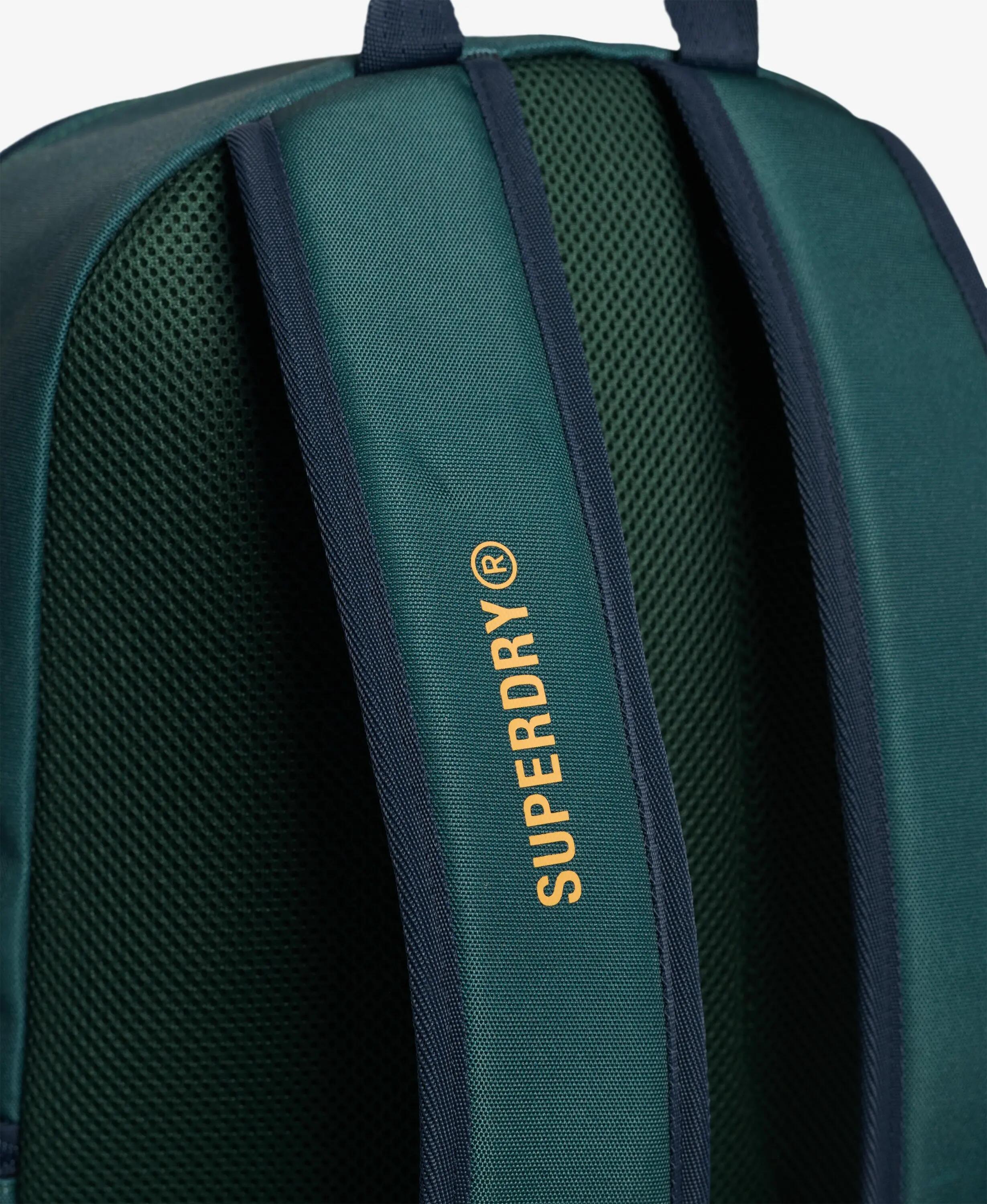 superdry Heritage Rugzak 100% polyester, klassieke vorm – Enamel Green/Winter 5/6