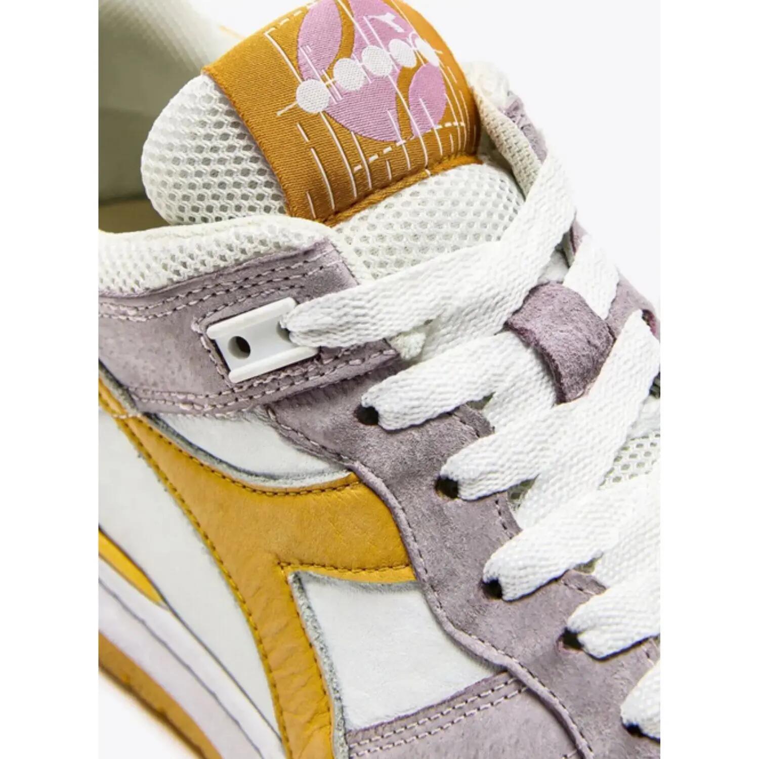 Baskets Diadora B.560 Used pour femmes, sneakers vintage en cuir 5/5