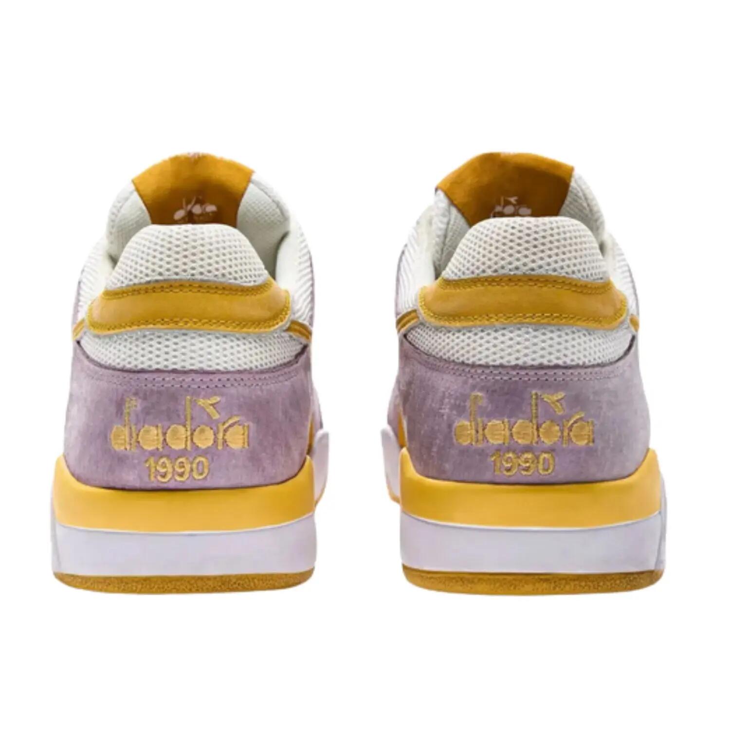 Baskets Diadora B.560 Used pour femmes, sneakers vintage en cuir 3/5