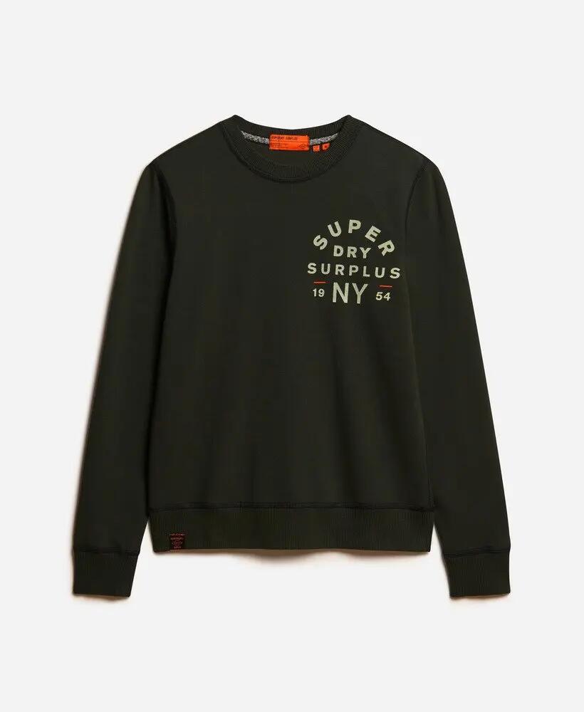 superdry Sweat Surplus Graphic en coton – Washed Black 6/6