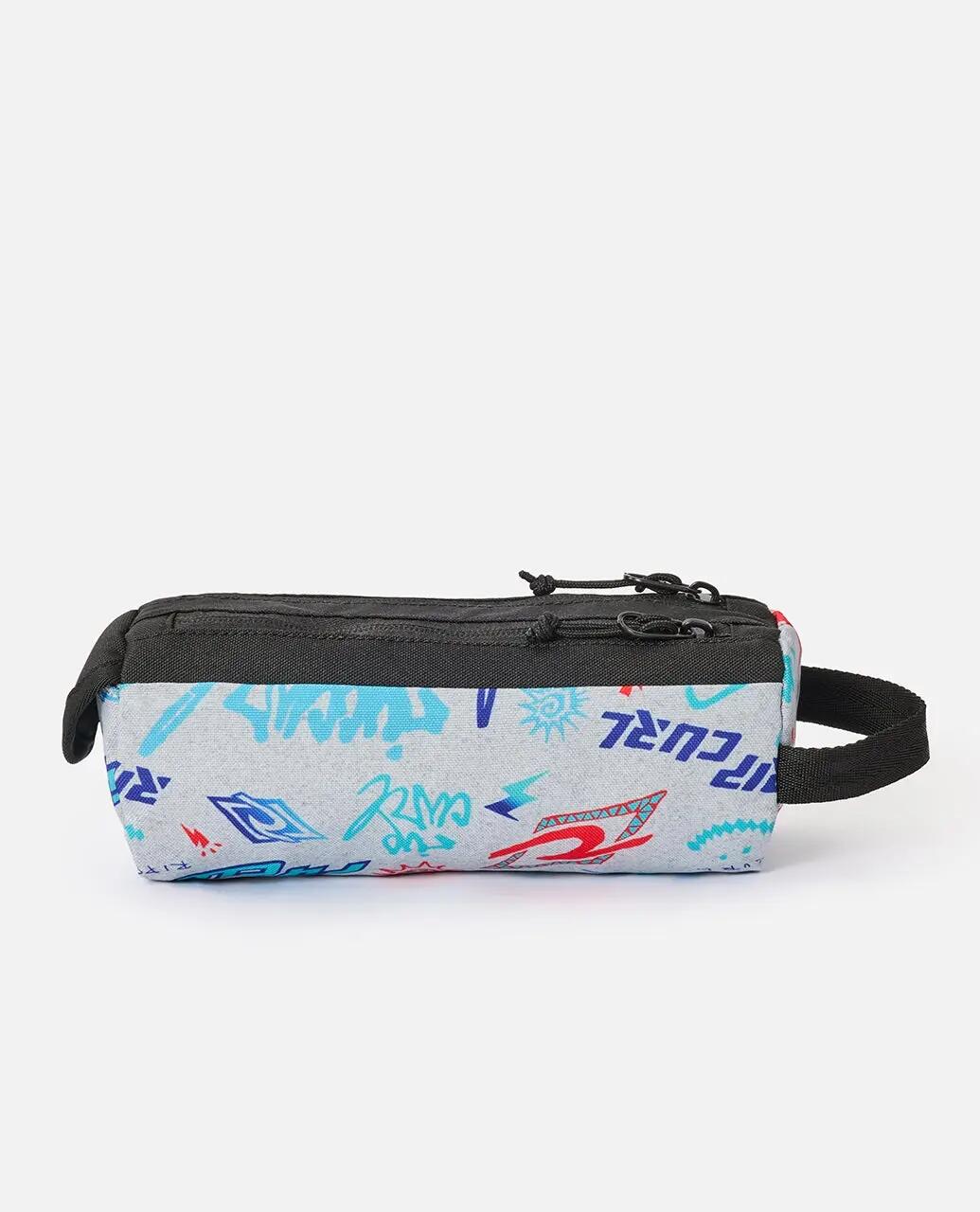 Trousse Garçon Back To School 2 compartiments - Gris clair 6/7