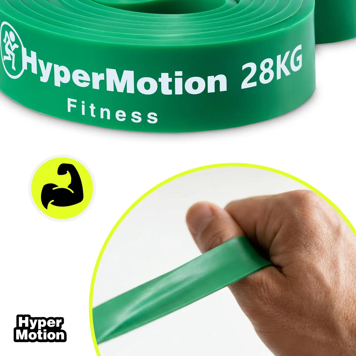Sada odporových gum HyperMotion pro silový trénink – 4 kusy 7/13
