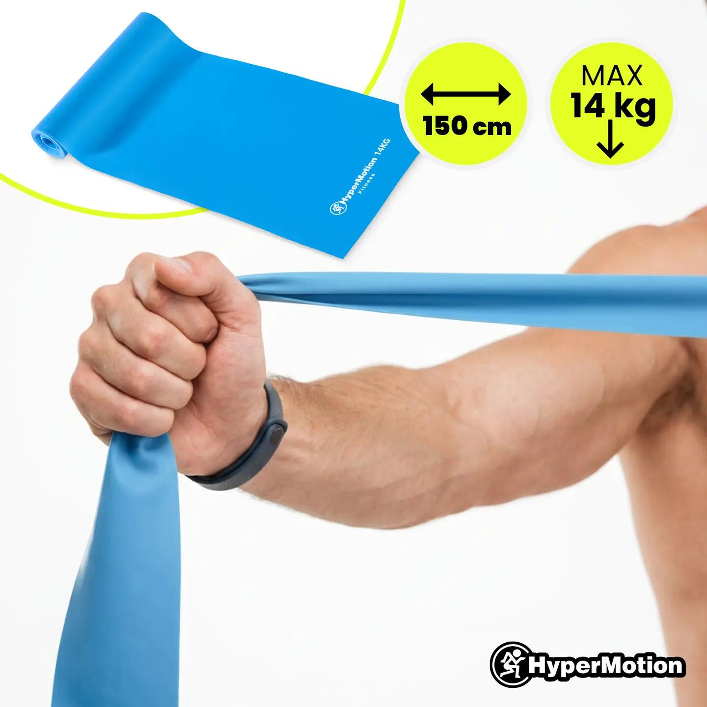 Sada odporových gum HyperMotion pro silový trénink – 4 kusy 4/13
