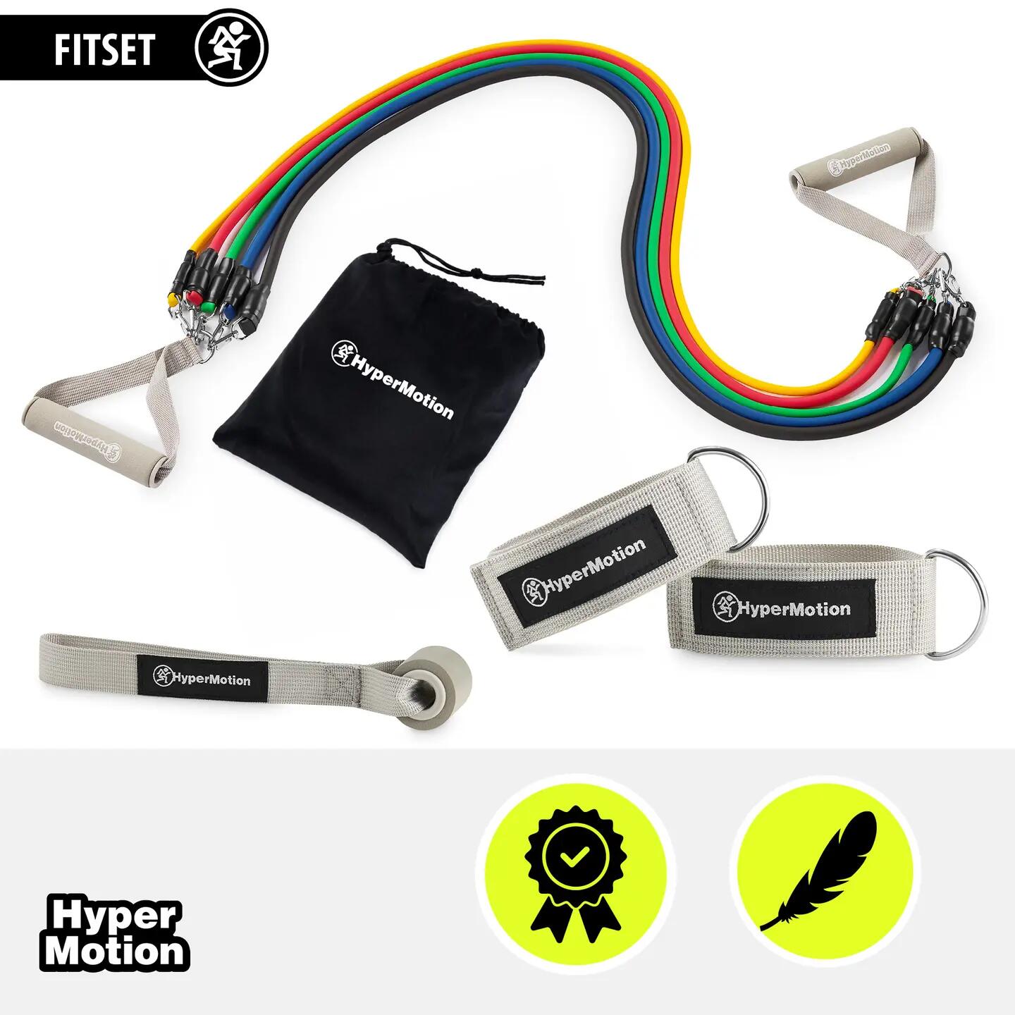 Set benzi HYPERMOTION 4,5–45 kg, full-body, 11 piese 2/15