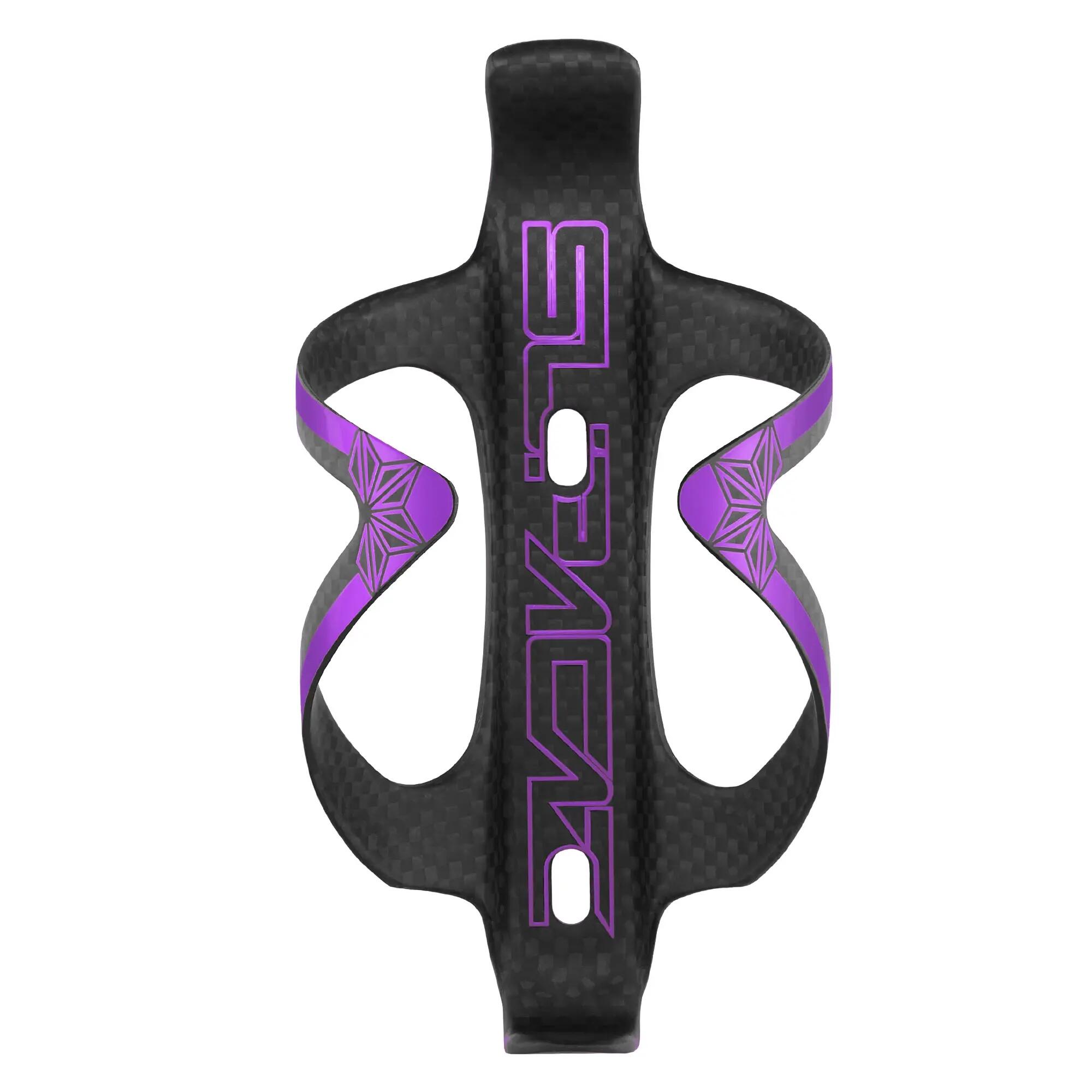 Supacaz Fly Cage Carbon Prizmatik Purple-Portaborraccia per bicicletta 3/5