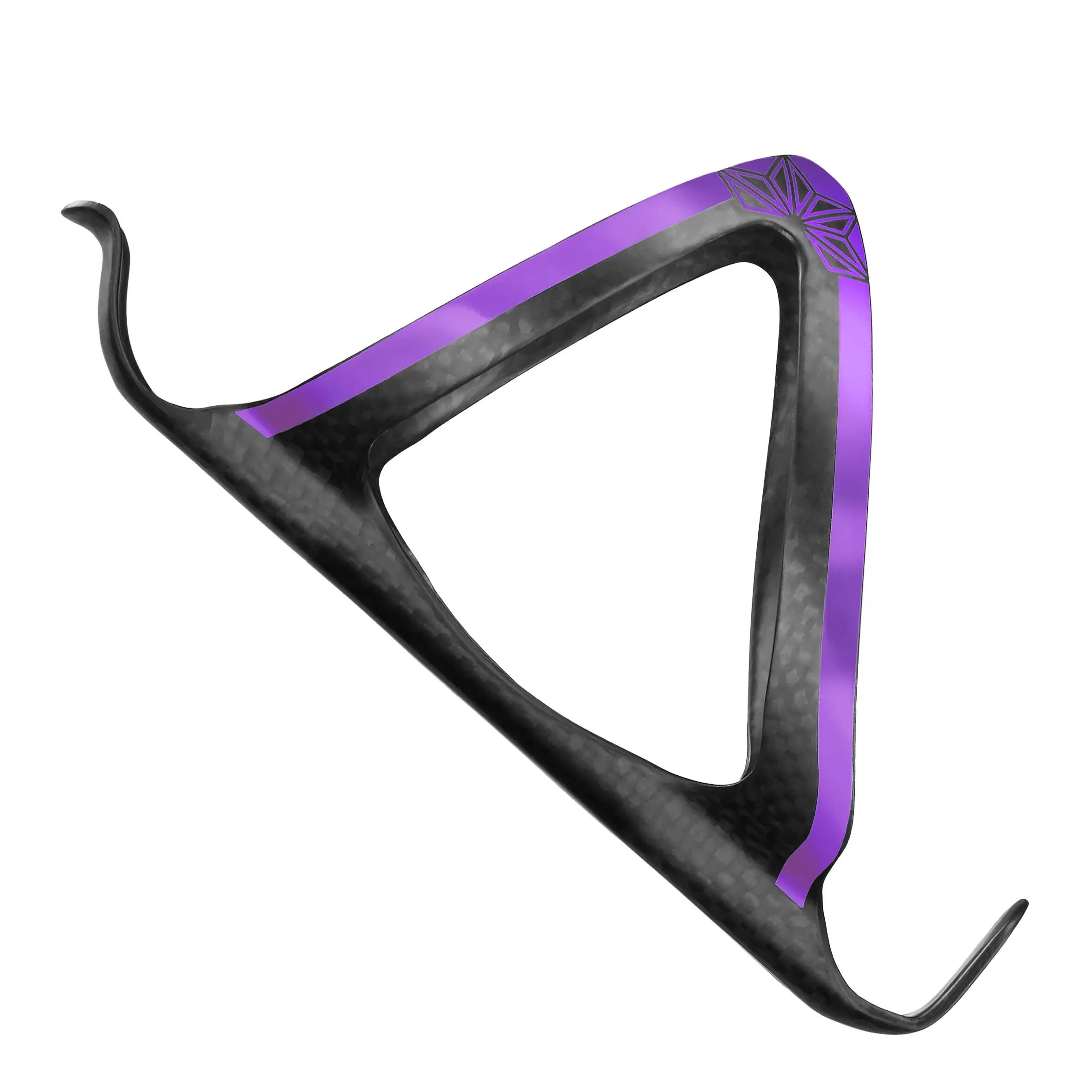 Supacaz Fly Cage Carbon Prizmatik Purple-Portaborraccia per bicicletta 2/5