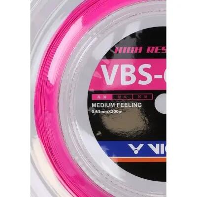 VBS-63 RL Snaar 100% polyamide voor badminton – 4998Q Deep Pink (Q) 3/4