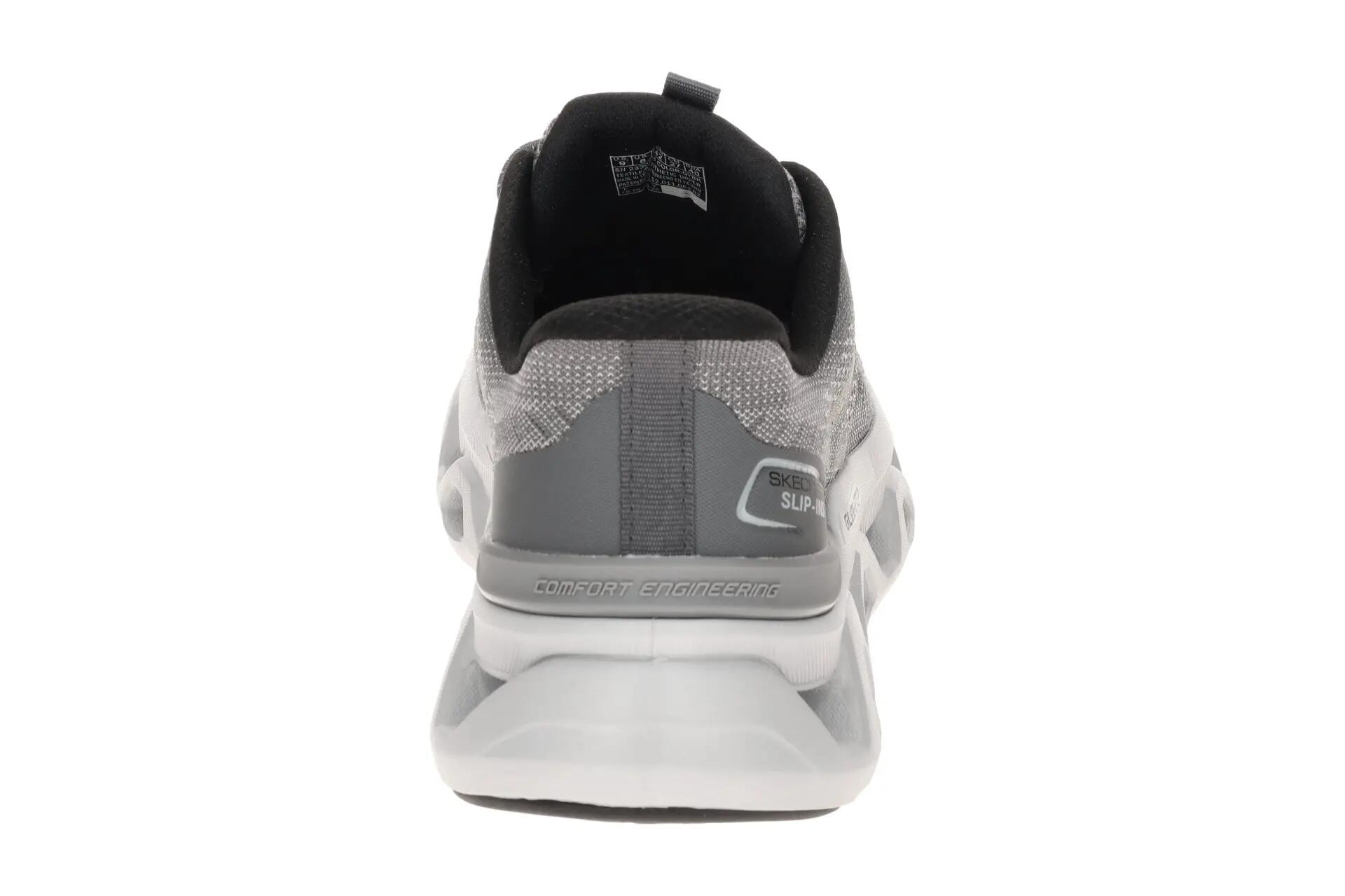 Skechers Glide Step Schuhe grau silber Herren Slip-Ins 233023 5/7