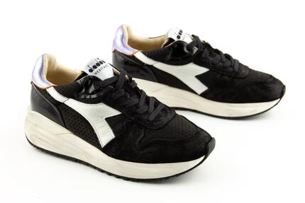 Baskets classiques Diadora Venus Tech Dirty pour femmes, noires