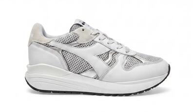 Dames diadora venus modern mood klassieke zilveren sneakers