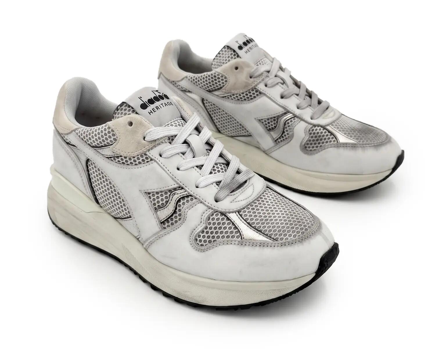Baskets Diadora Venus Modern Mood pour femmes, sneakers classiques argentées 2/5