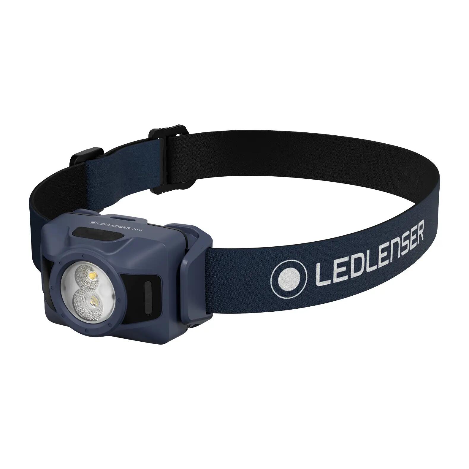 Stirnlampe HF4, 450lm, Leuchtweite 110m, IP67, AAA Batterien, Smokey Blue 2/7