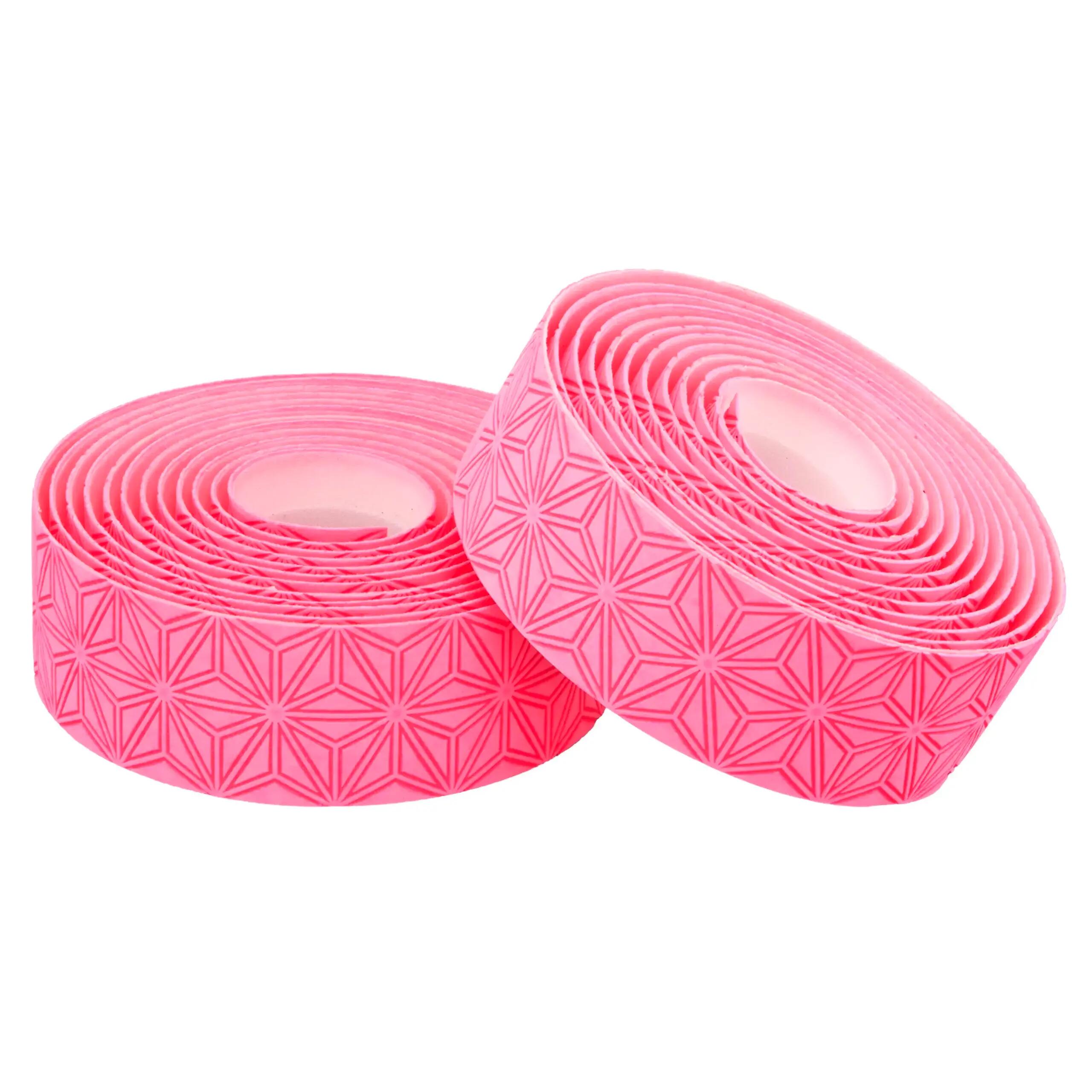 Supacaz Suede Neon Pink-Fita de guiador para bicicleta de estrada 6/9