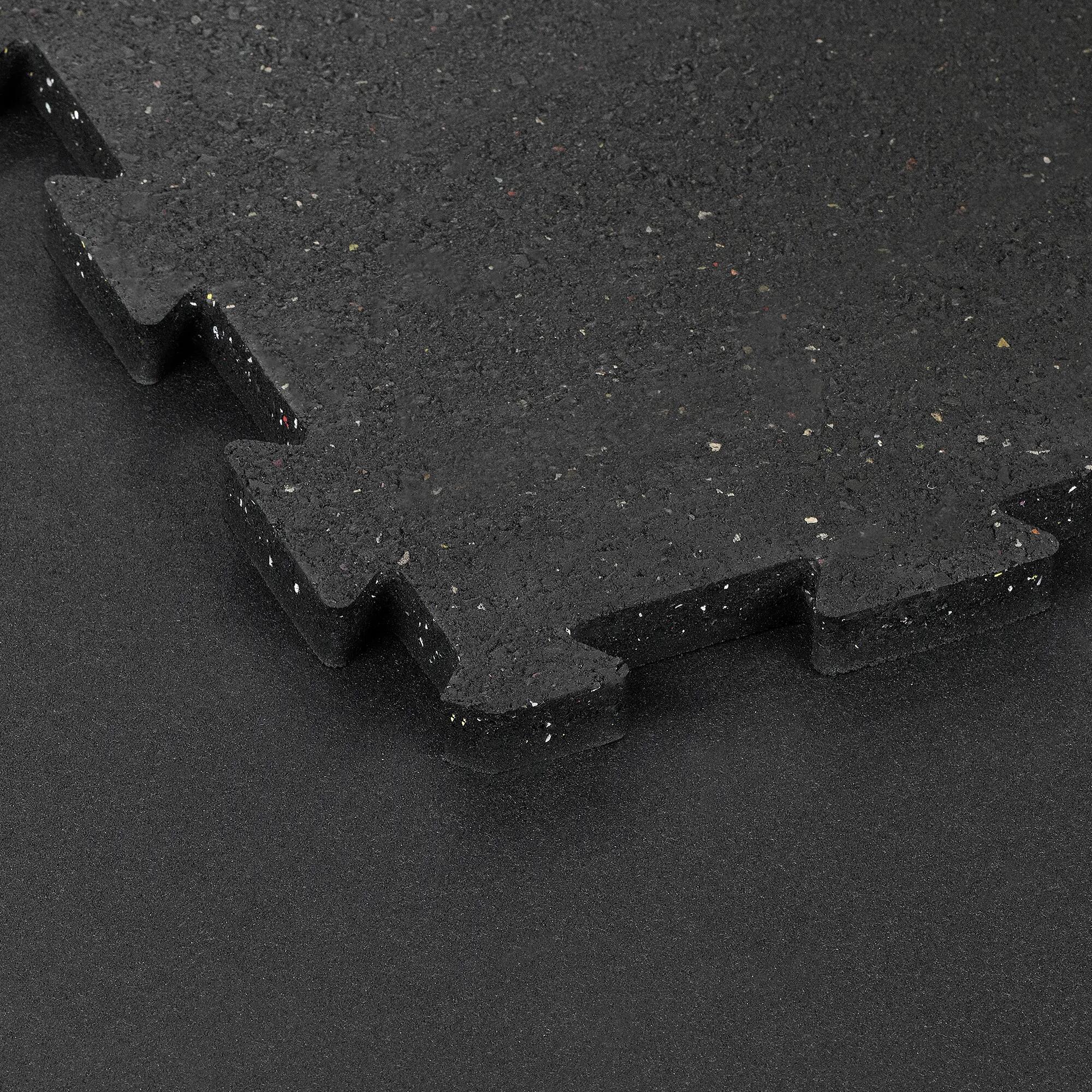 Mata gumowa na siłownię pod sprzęt puzzle podłoga 100x100x1,5cm Rebel 4/4