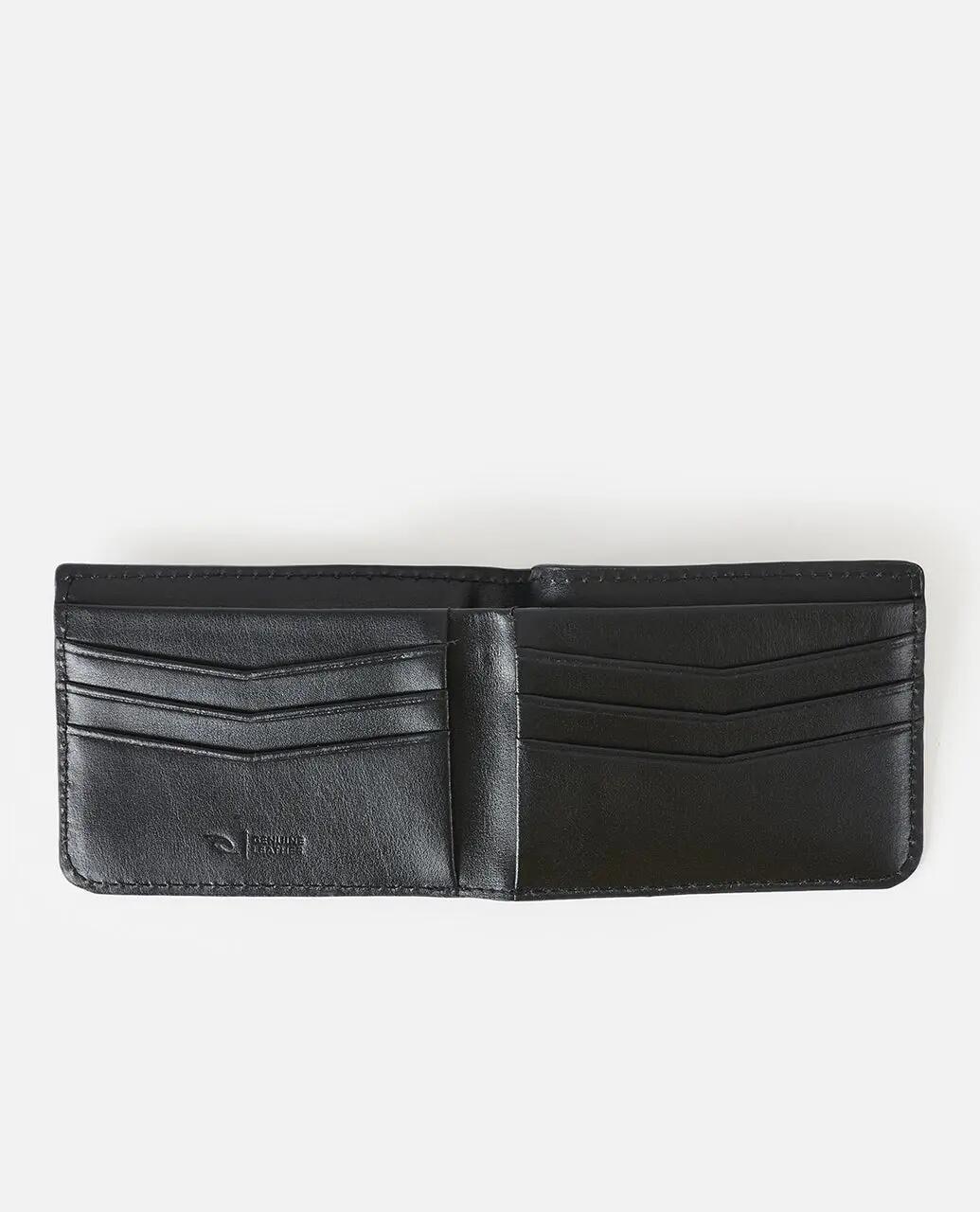 Portafoglio Uomo Premium Surf RFID Slim - Black 3/4