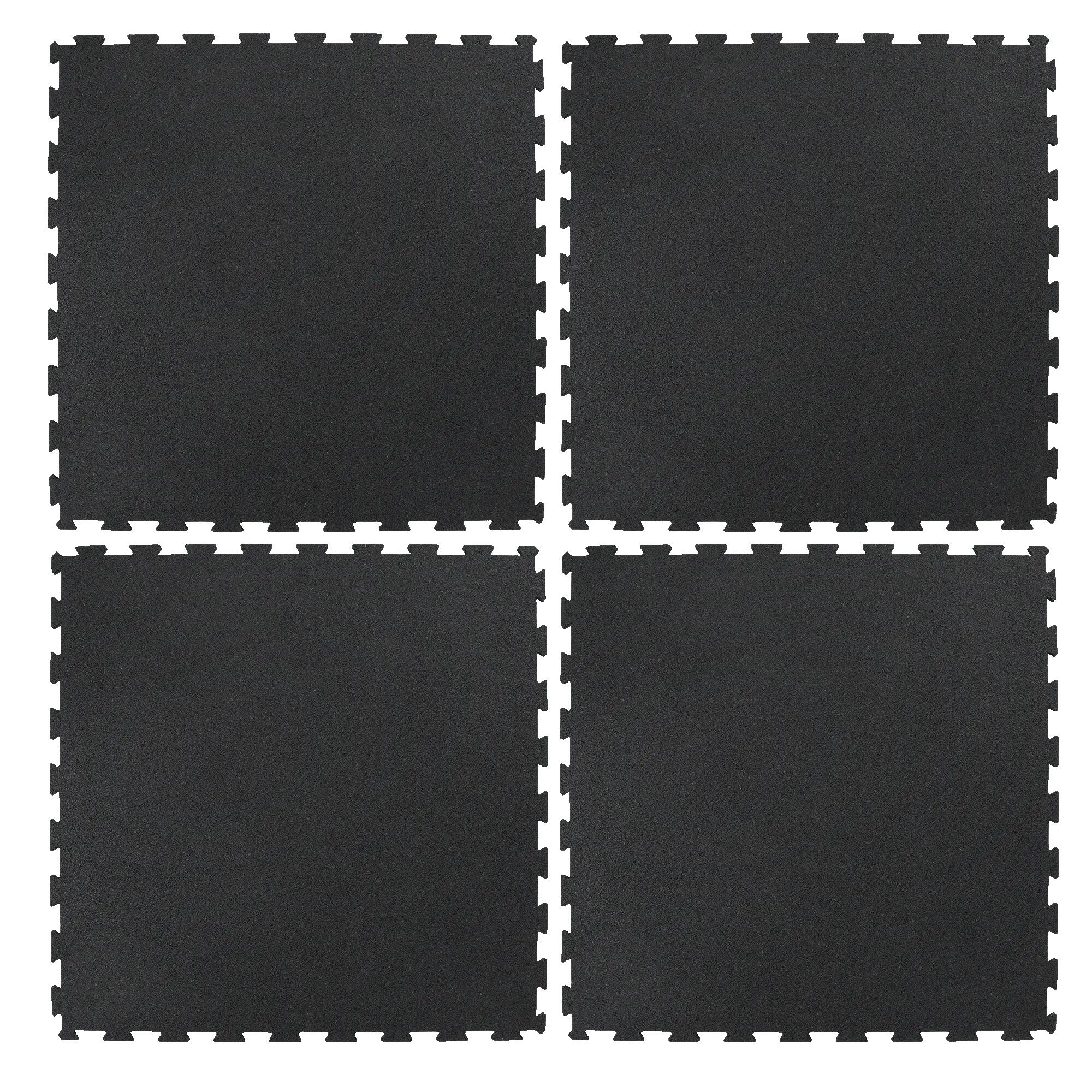 Mata gumowa na siłownię pod sprzęt puzzle podłoga 100x100x1,5cm Rebel 3/4