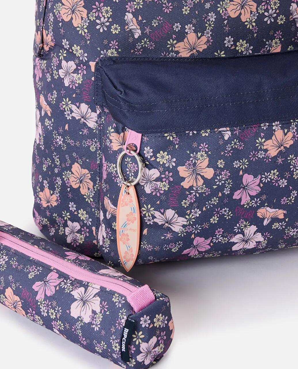 Rugzak Dames Dome 18L + etui Mixed - Marine/Rose 5/6