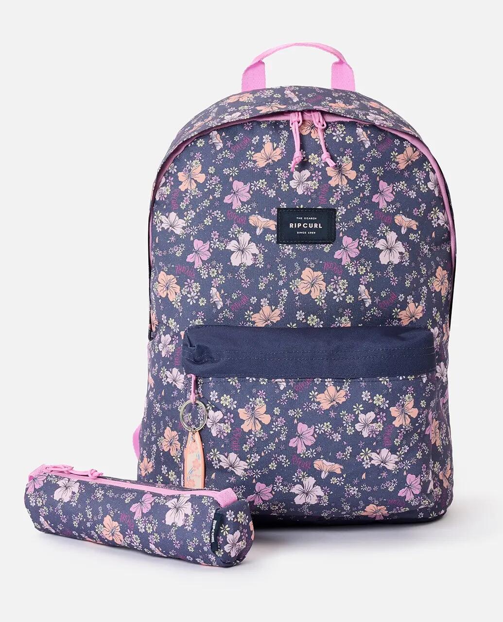 Rugzak Dames Dome 18L + etui Mixed - Marine/Rose 4/6