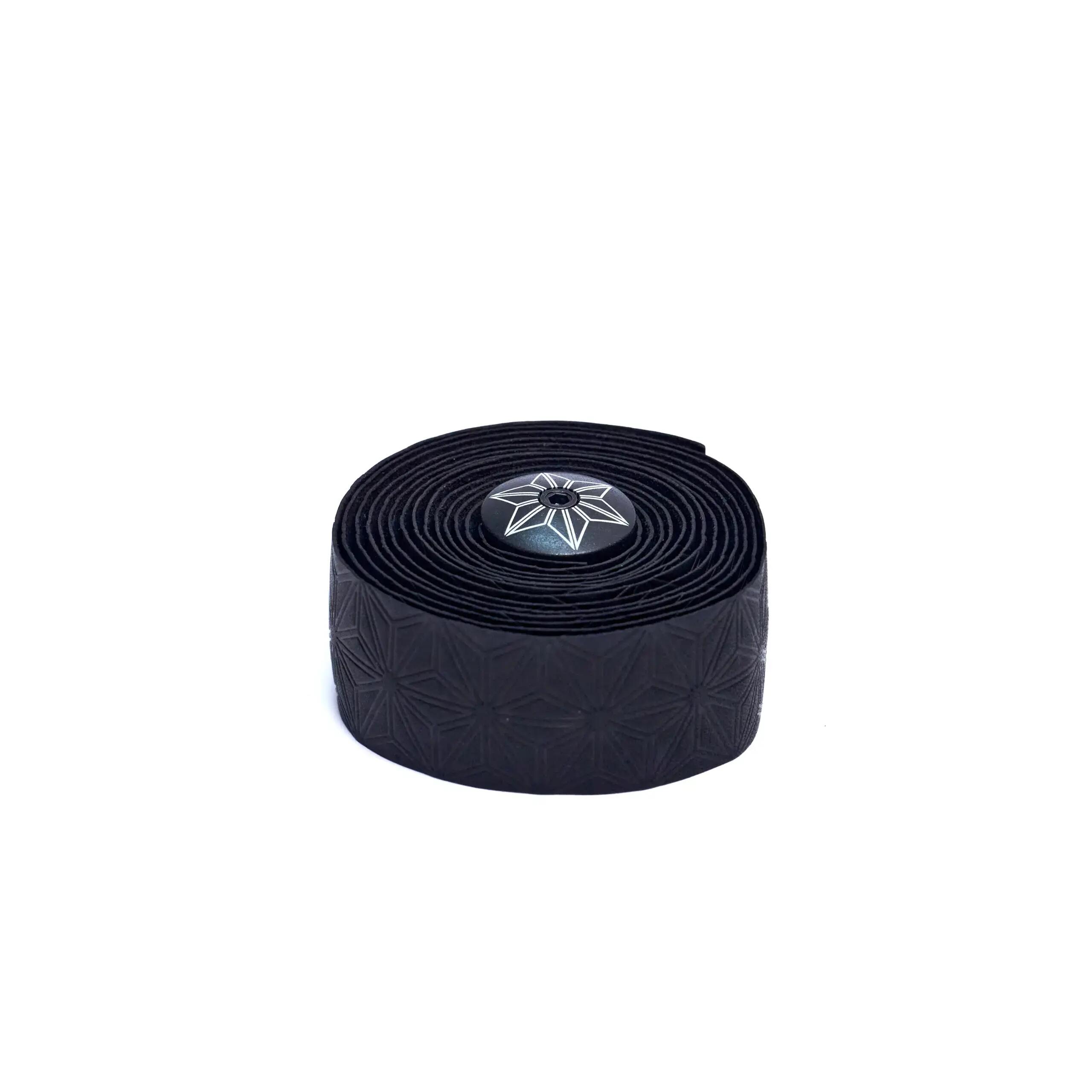 Supacaz Pure Leather Black-Wielren stuurlint 7/9