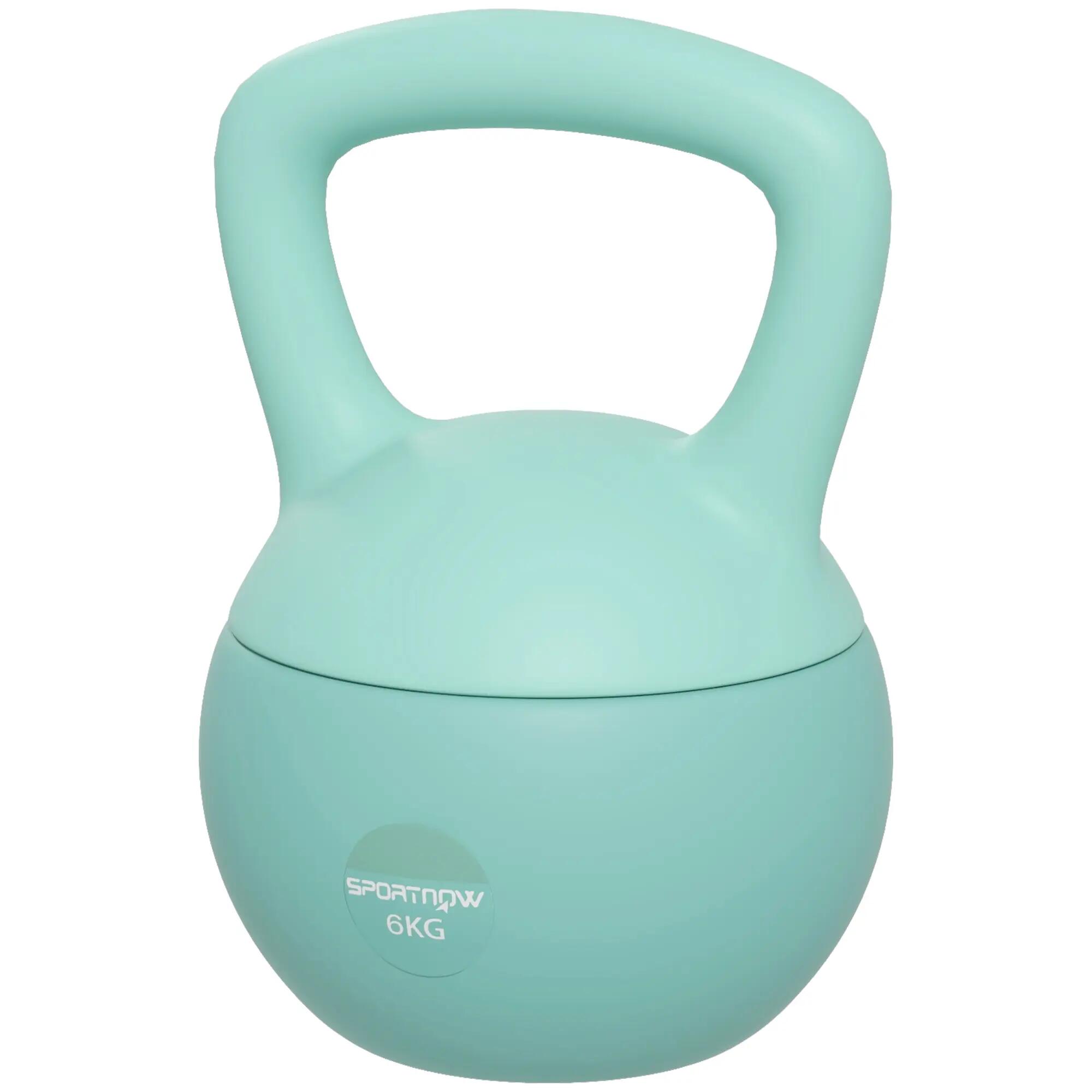 Kettlebell 6 kg haltère avec poignée antidérapante pour fitness musculation card 2/9