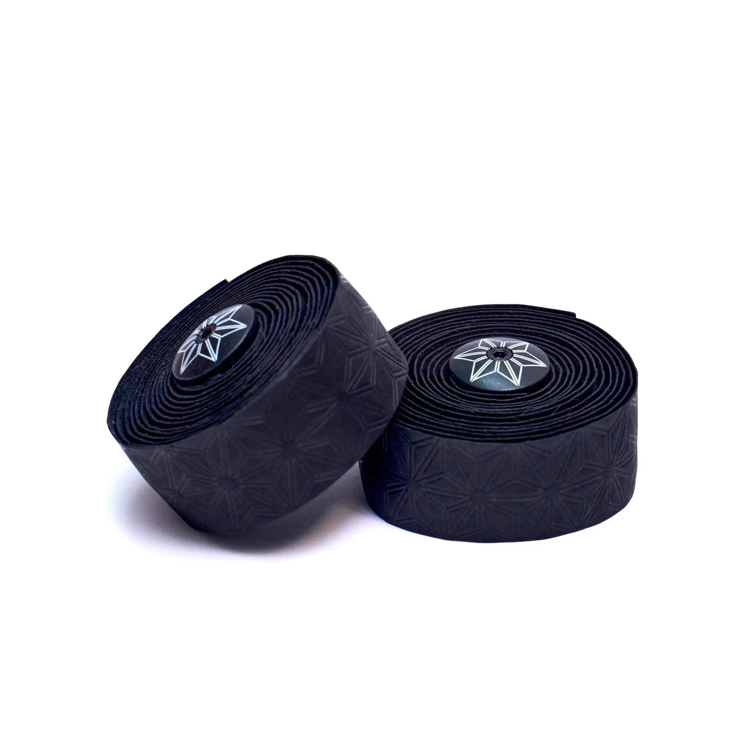 Supacaz Pure Leather Black-Wielren stuurlint 6/9
