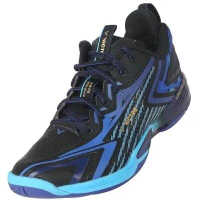 victor schoenen A970 Nitro Lite van polyester – 0991CF Black/ Hawaiian Blue 2/4
