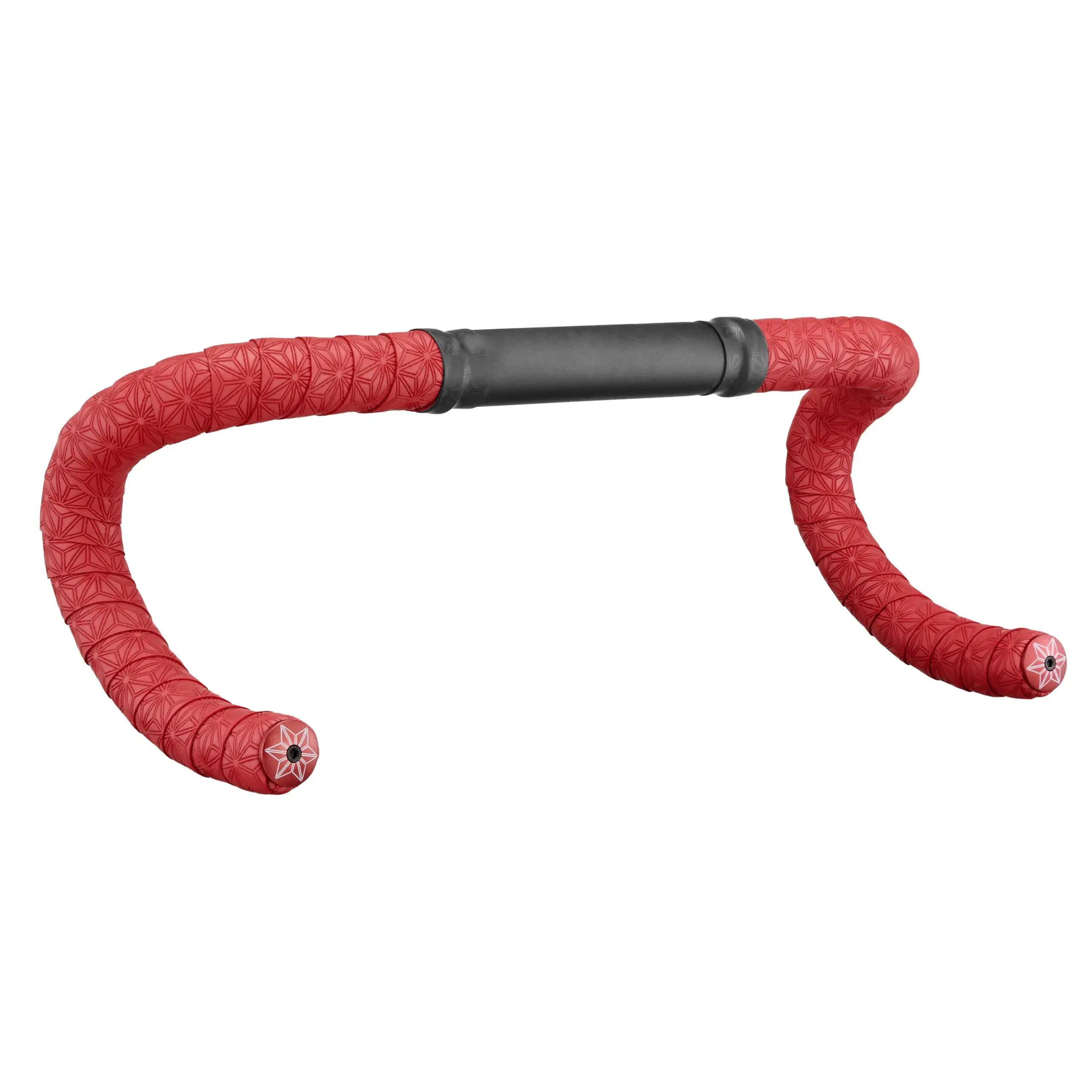 Supacaz SSK - Crimson Red Gravel-Cinta de manillar para bicicleta de carretera 3/8