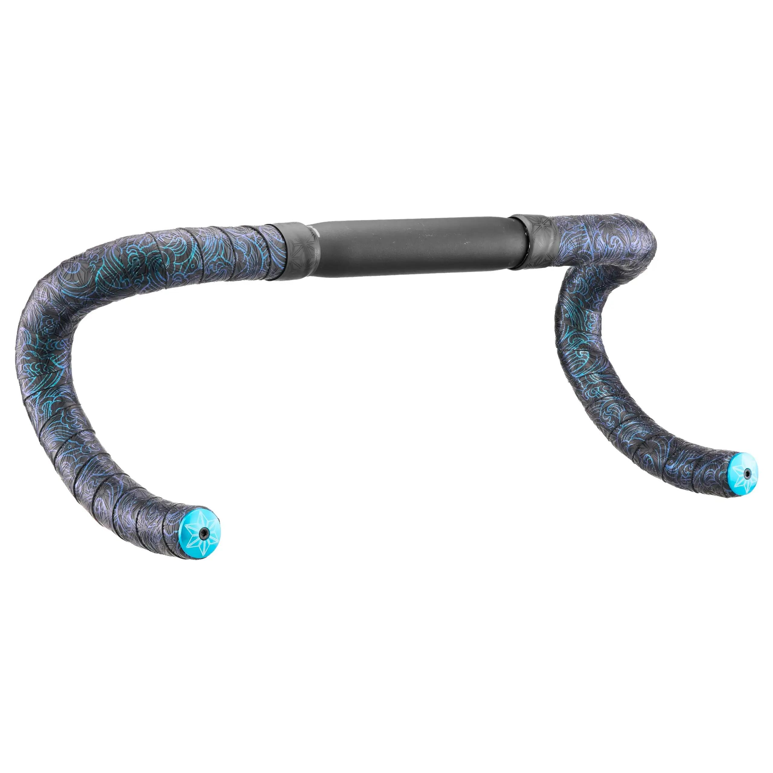 Supacaz SSK - Tsunami Blue Refractor-Fita de guiador para bicicleta de estrada 4/9