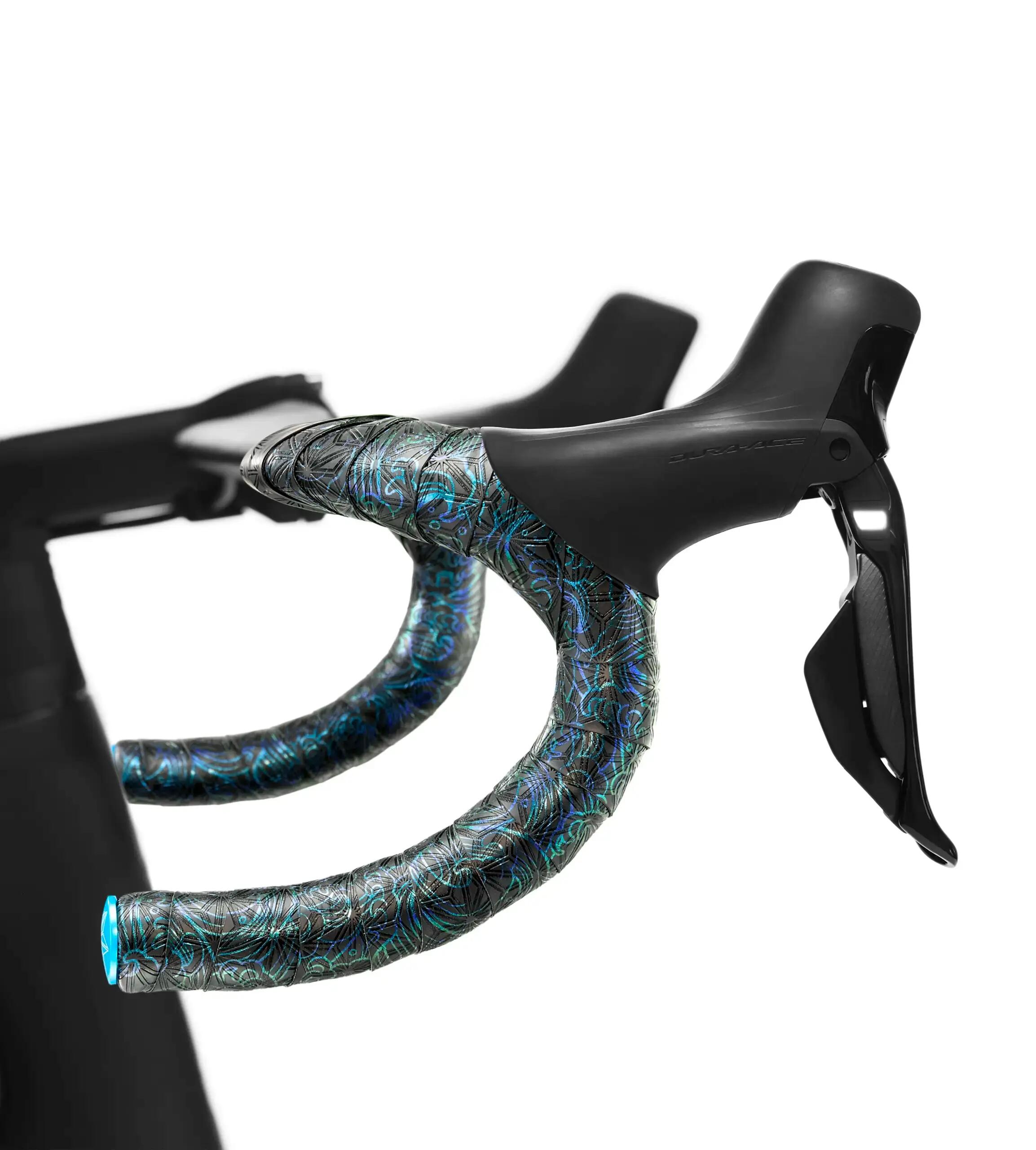 Supacaz SSK - Tsunami Blue Refractor-Fita de guiador para bicicleta de estrada 3/9