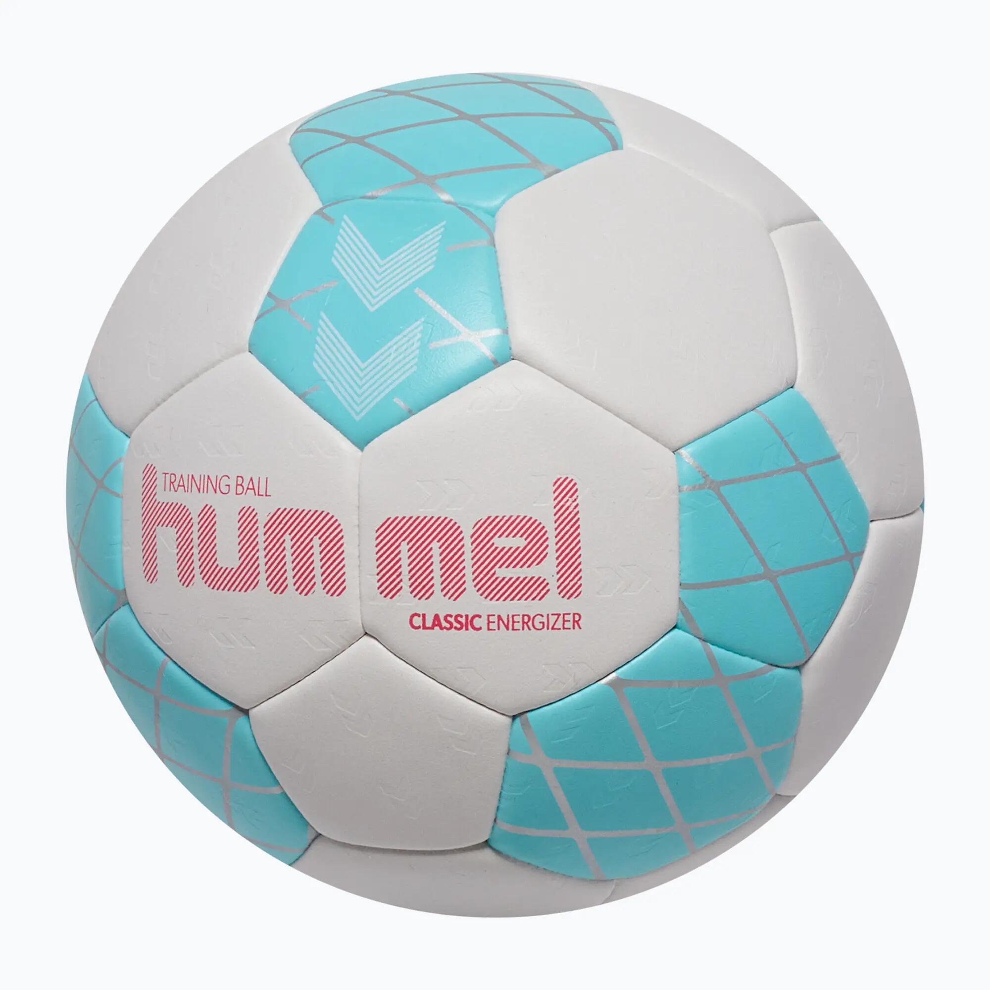 Ballon de handball Hummel Classic Energizer off /light /marine taille 1 2/5