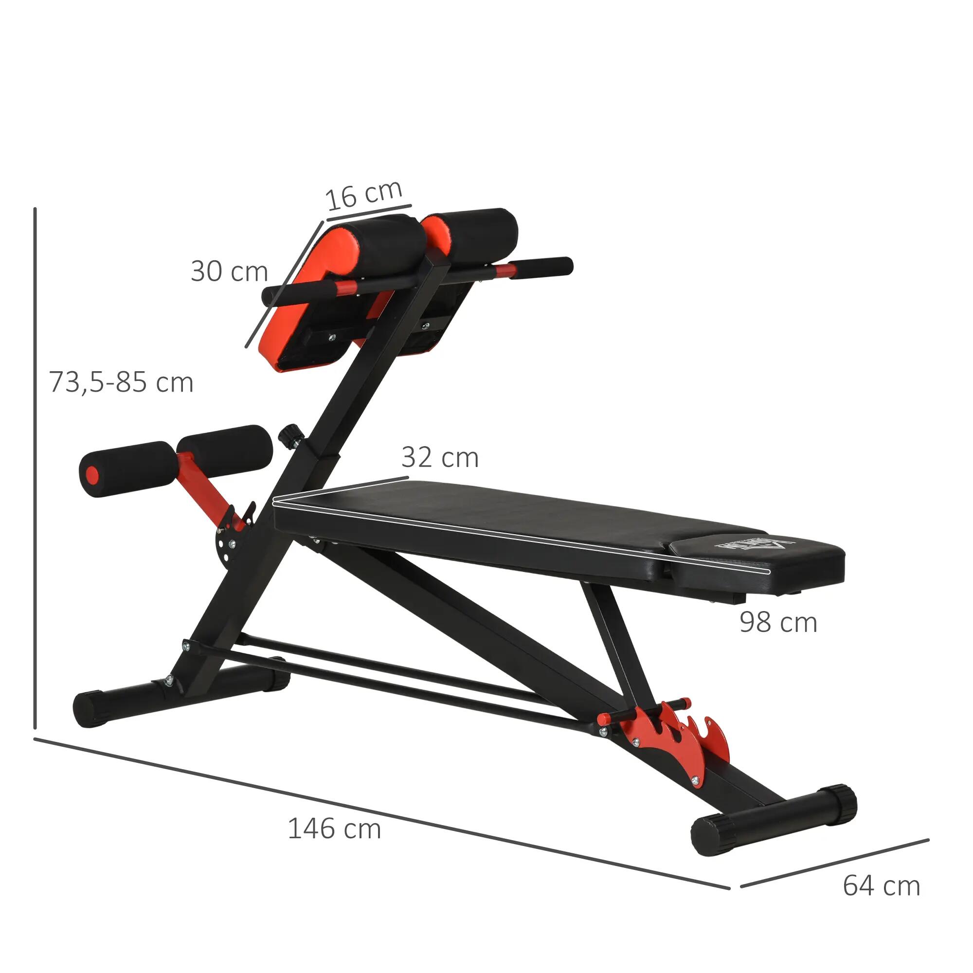 Banc de musculation, banc de fitness, banc inclinable, appareil multifonctionnel 5/9