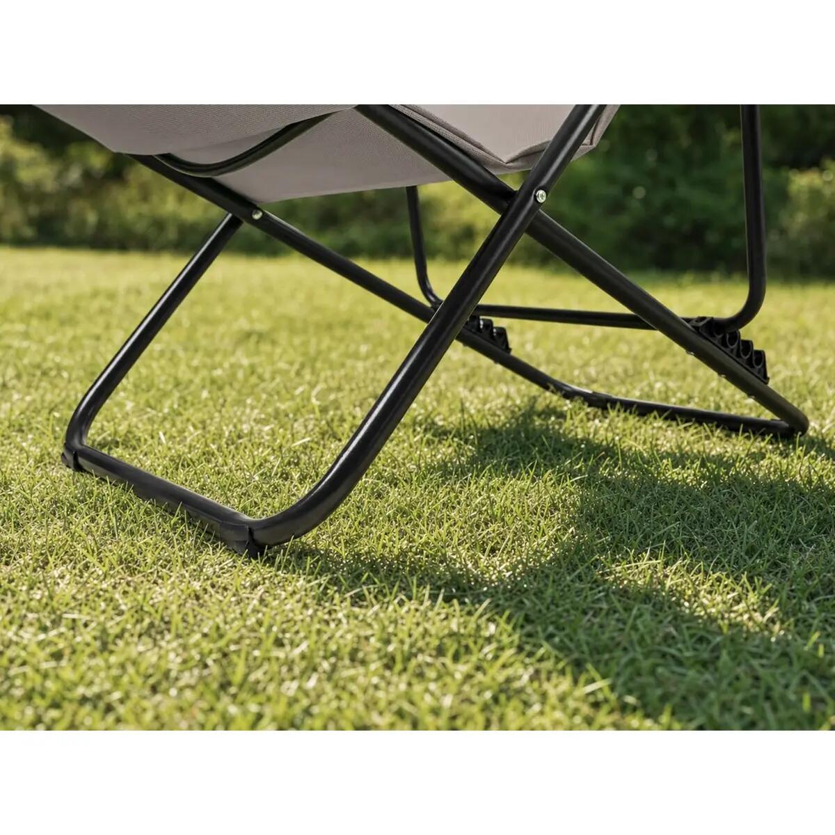 Chaise de camping Solmo - Pliable - Dossier réglable - Max 120 kg 10/15